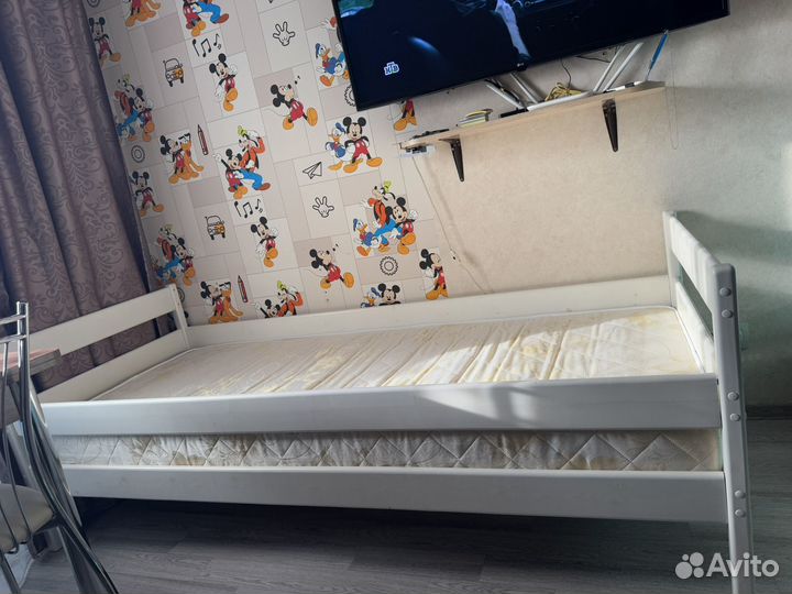 Кровать односпальная С матрасом Аскона