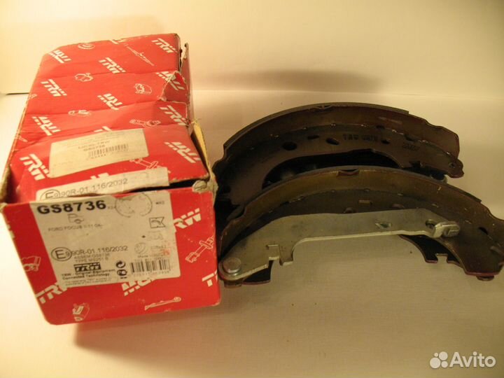 Колодки тормозные барабанные Focus II