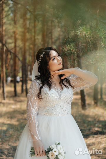 Свадебное платье 52 54 56