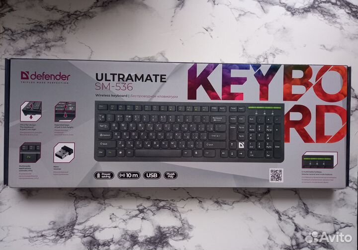 Клавиатура беспроводная Defender Ultramate SM-536