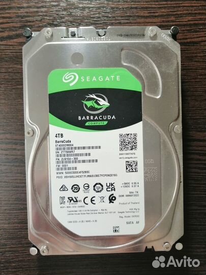 Жесткий диск Seagate Barracuda (4 тб)