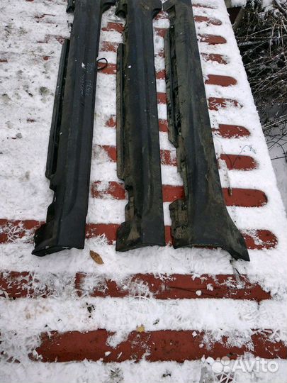 Молдинг накладка на порог Volvo V40 Cross Country