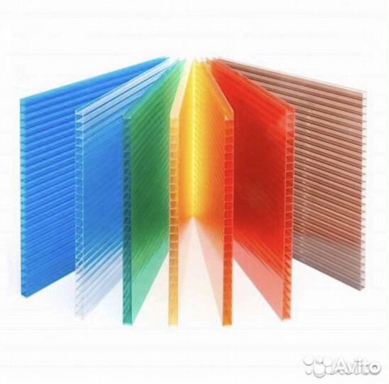 Сотовый поликарбонат цветной и прозрачный