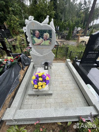 Памятники из гранита, благоустройство могил