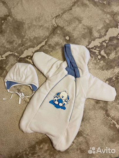 Конверт на выписку для мальчика осень