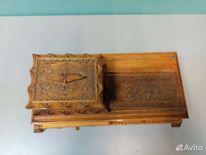 Ларец деревянный резьба