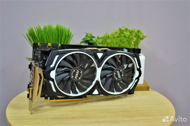 Видеокарта MSI Armor GTX1070Ti 8Gb