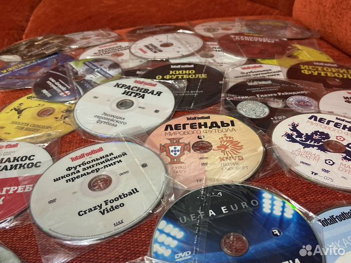DVD диски с фильмами о футболе
