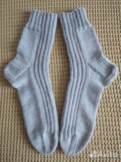 Носки вязаные, в составе собачья шерсть