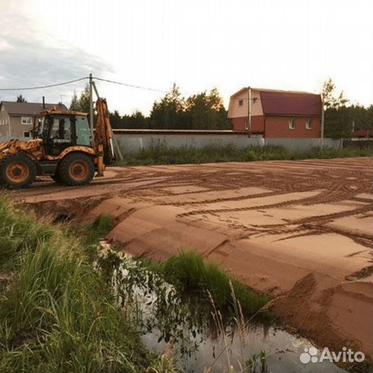 Песок карьерный с доставкой пескогрунт и суглиной