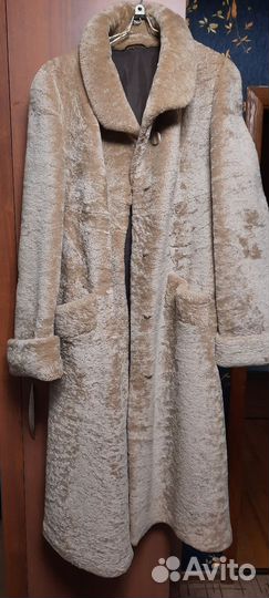 Мутоновая шуба 56 размер