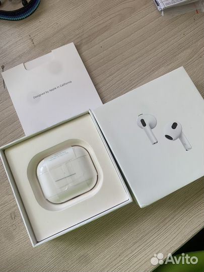 Беспроводные наушники apple airpods 3