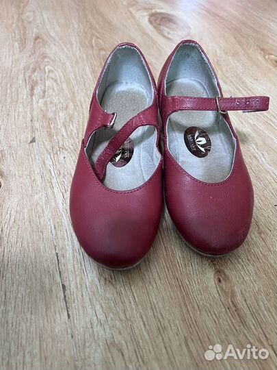 Туфли танцевальные красные