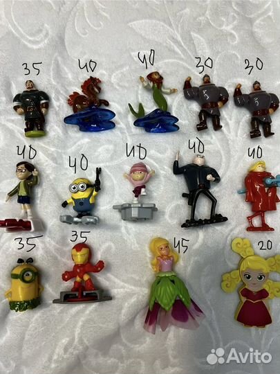 Игрушки из киндера