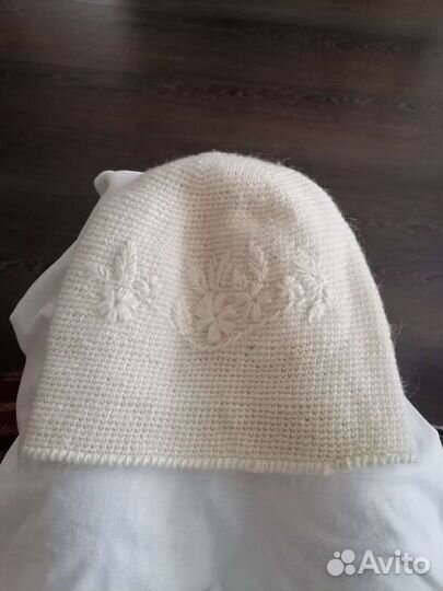 Шапка женская ручная вязка