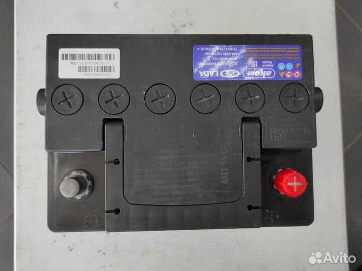 Аккумулятор 62Ач 600А LADA original аком обратной