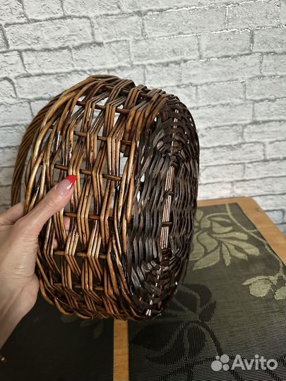 Корзина плетеная большая