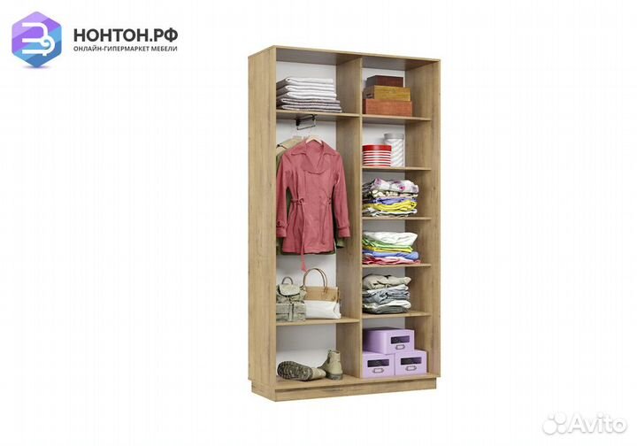 Шкаф-купе двухдверный Проксима мини бунратти