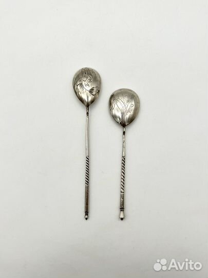 2 чайных ложки серебро 84 пр. вес 21 г(можно по 1)