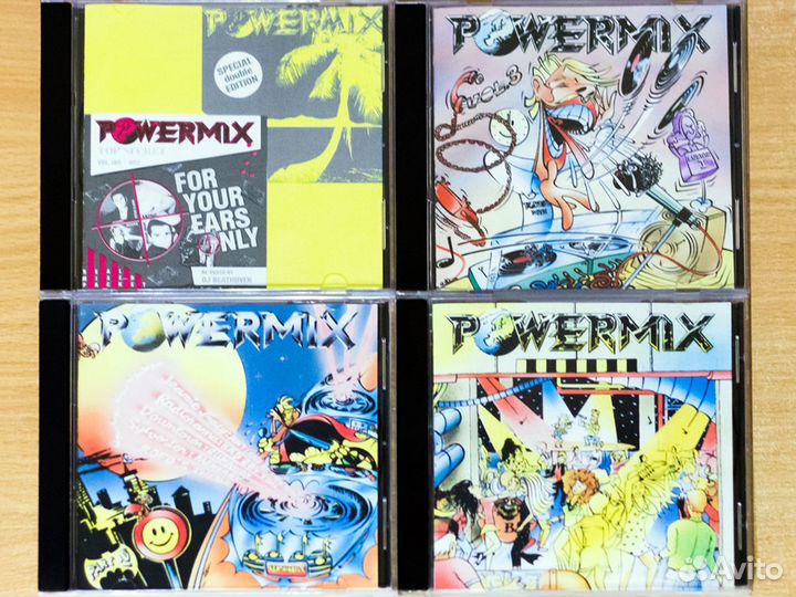 CD Компакт-диски Дискотека PowerMix vol.1-5
