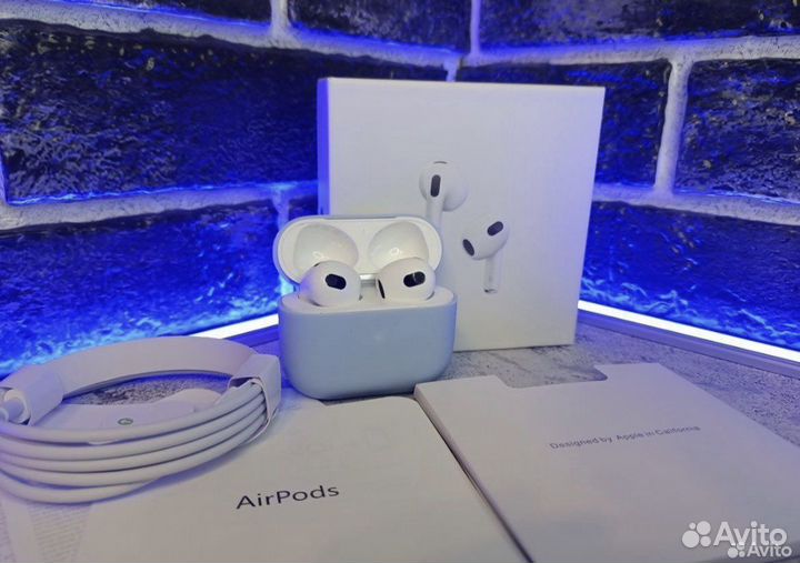 AirPods 3 premium (Гарантия + Чехол)