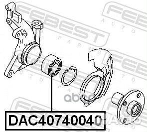 Подшипник ступ.audi A3/skoda octavia/VW golf/bora