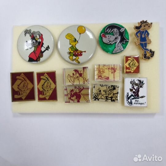 Значки Ну, погоди одним лотом