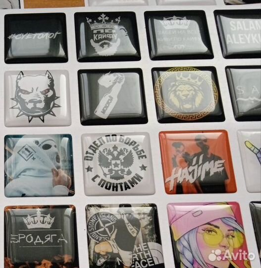 Разные стикеры на телефон