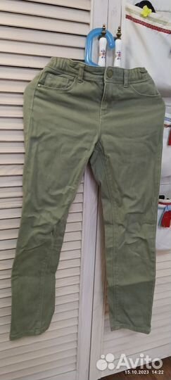 Джинсы для девочки 128+