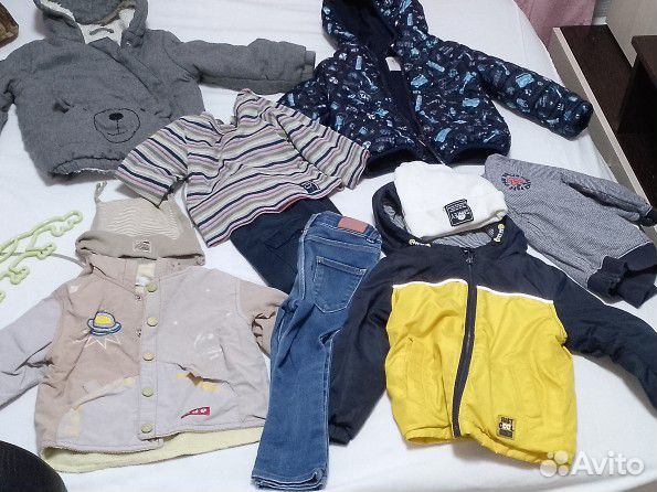 Куртки пакетом на мальчика 80-86