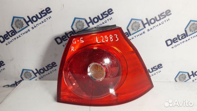 Фонарь задний правый Volkswagen Golf 5 MK5 2007