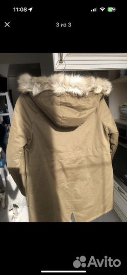 Куртка парка zara на девочку 13-14 лет