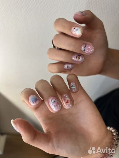 Маникюр/наращивание ногтей/корейские гель-лаки