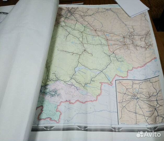 Карта железных дорог СССР