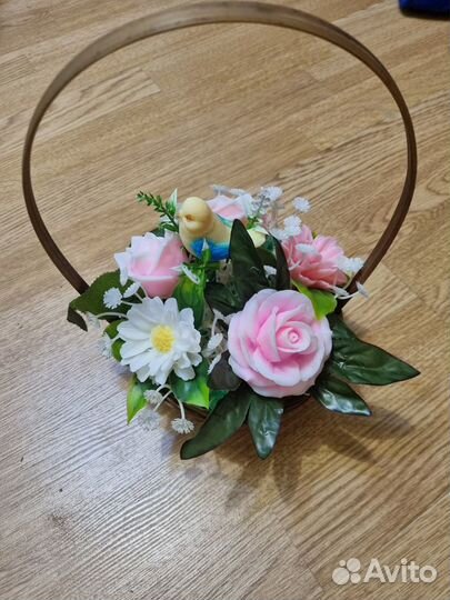 Букет из мыльных роз