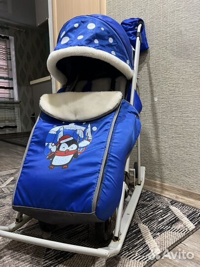Детские санки коляска