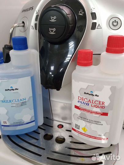 Таблетки, жидкости, химия для кофемашин