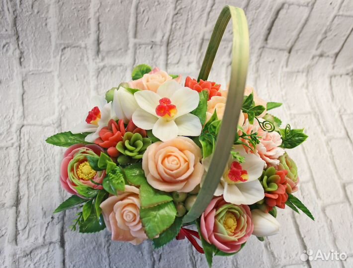 Цветы - букет. Мыло ручной работы