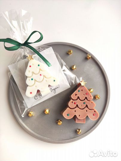 Свечи ручной работы новогодние