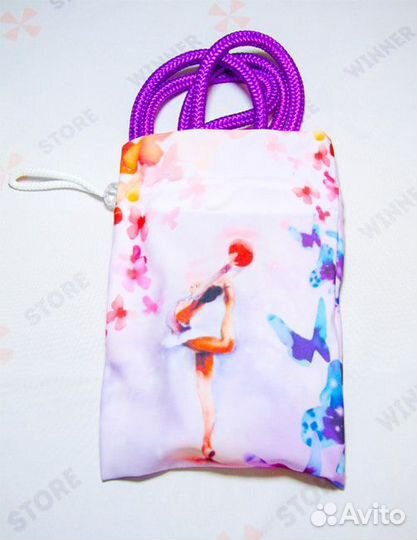 Чехол для скакалки с принтом