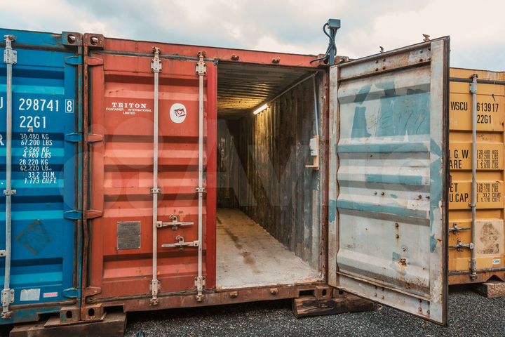 Аренда 40-футового контейнера под склад (30м²)