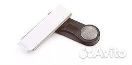 Магнитное крепление для бейджей 33х12 (пластик)