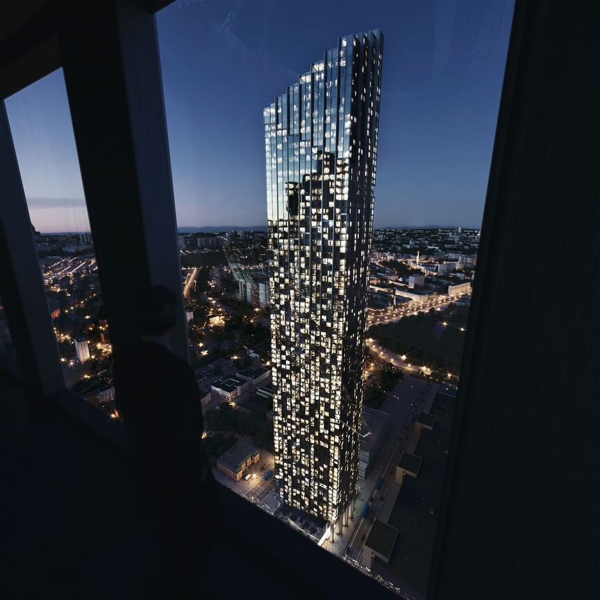 4-к. квартира, 153,6 м², 63/85 эт.