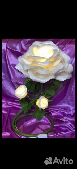 Светильник роза