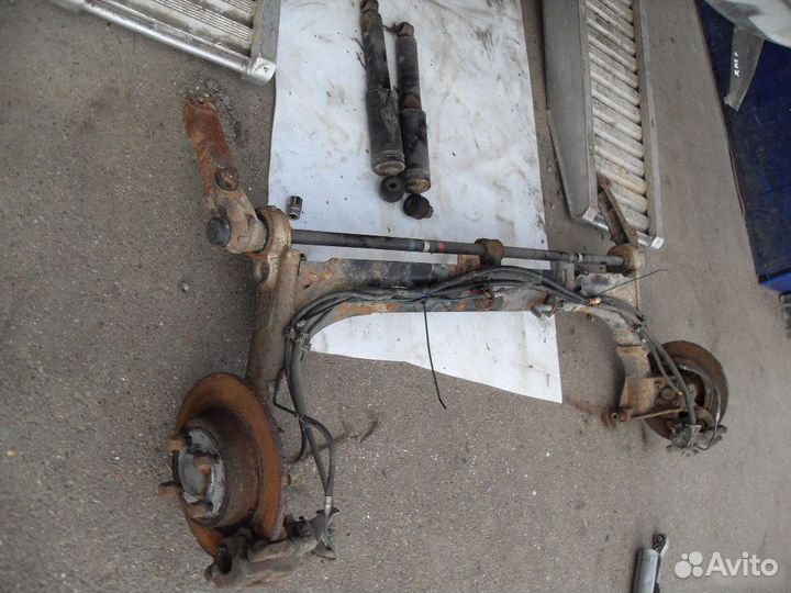 Renault Megane 1 2001г. Задняя балка пустая 12тр