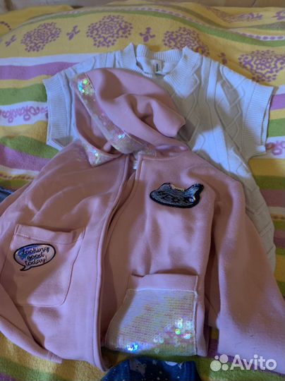 Пакет вещей для девочки 116 122 128