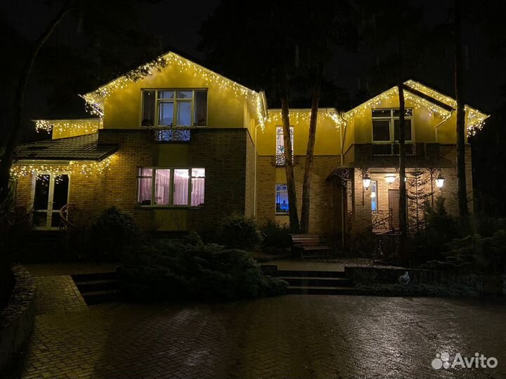 Монтаж/демонтаж новогодних гирлянд