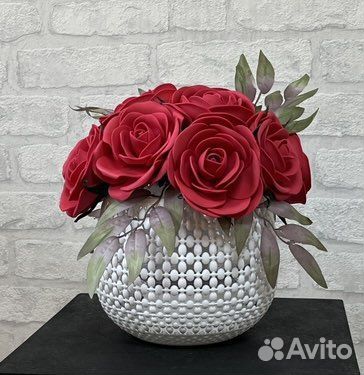 Светильник декоративный розы