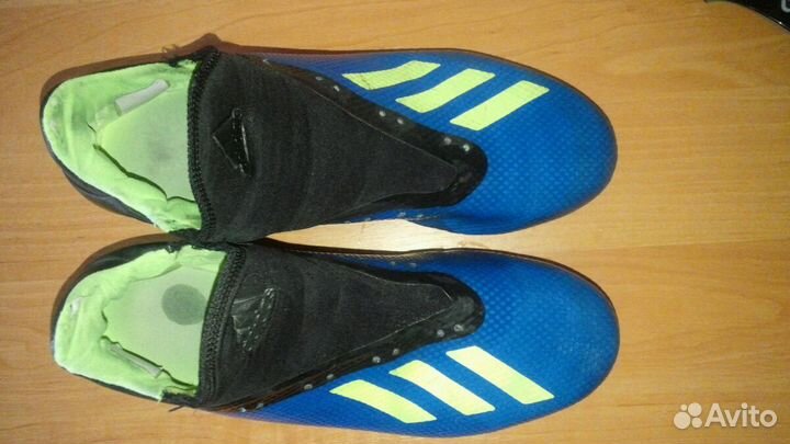 Футбольные бутсы шипы оригинальные б/у adidas x