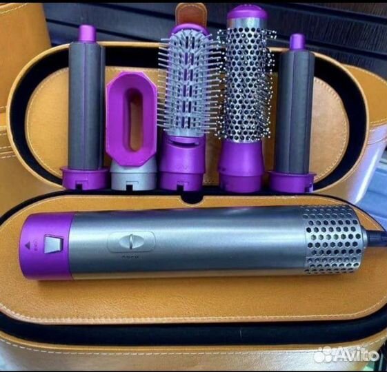 Стайлер dyson 5 в 1 в кейсе кожаном